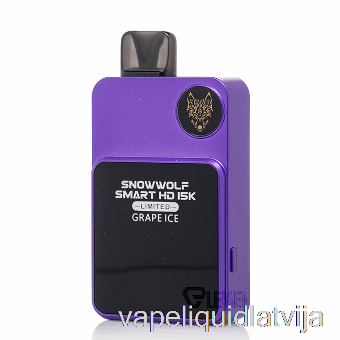 Snowwolf Smart Hd 15k Ierobežots Vienreizējās Lietošanas Vīnogu Ledus Vape šķidrums